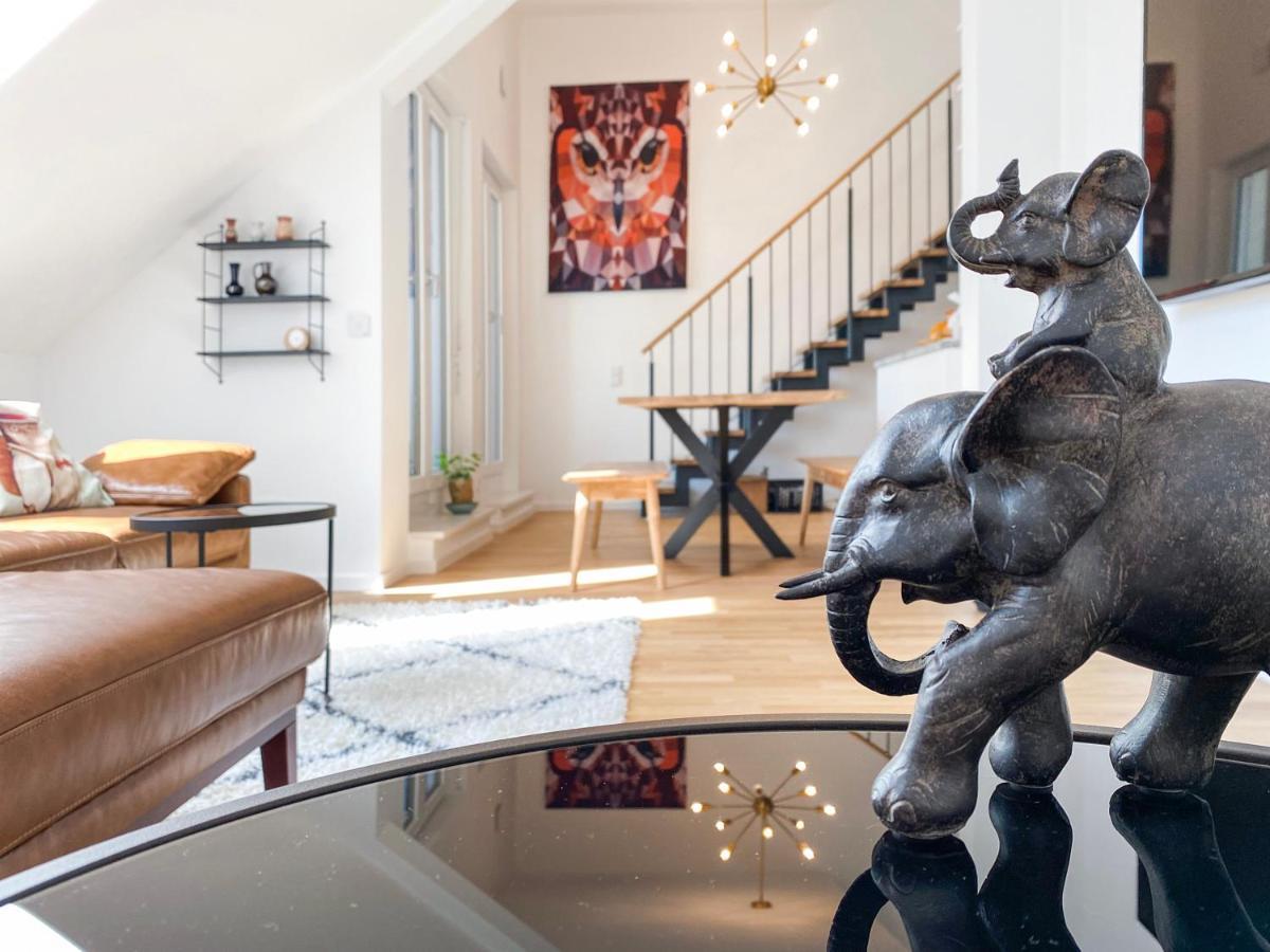 Modern & Stylisch - Penthouse-Feeling Nahe Flughafen Muenchen Apartment Freising Ngoại thất bức ảnh