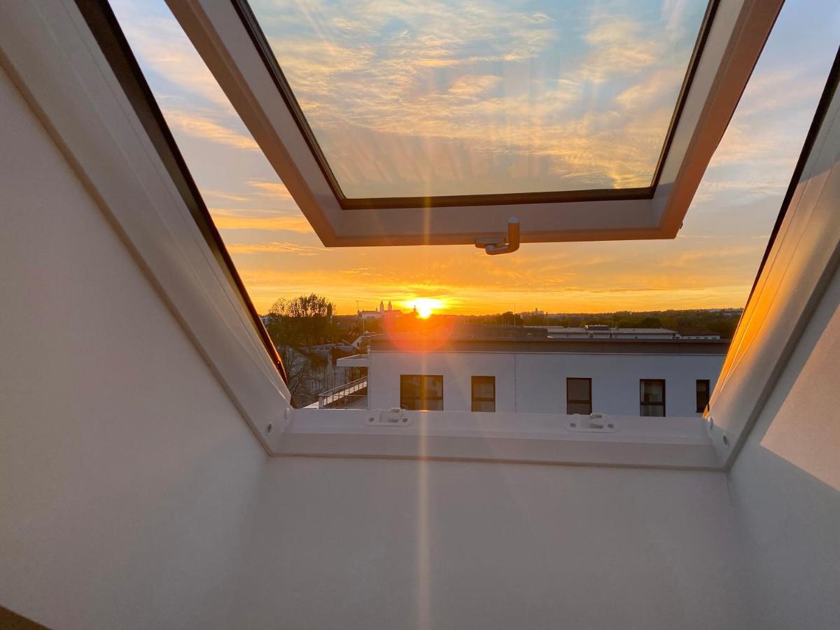 Modern & Stylisch - Penthouse-Feeling Nahe Flughafen Muenchen Apartment Freising Ngoại thất bức ảnh