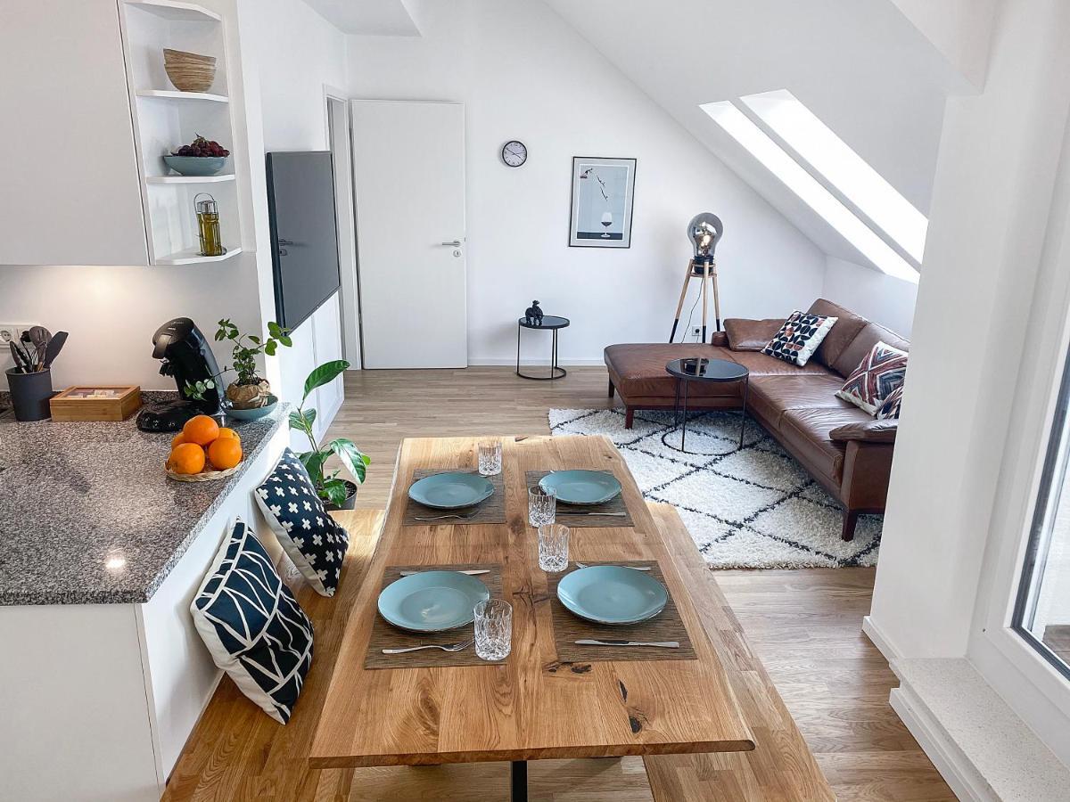 Modern & Stylisch - Penthouse-Feeling Nahe Flughafen Muenchen Apartment Freising Ngoại thất bức ảnh