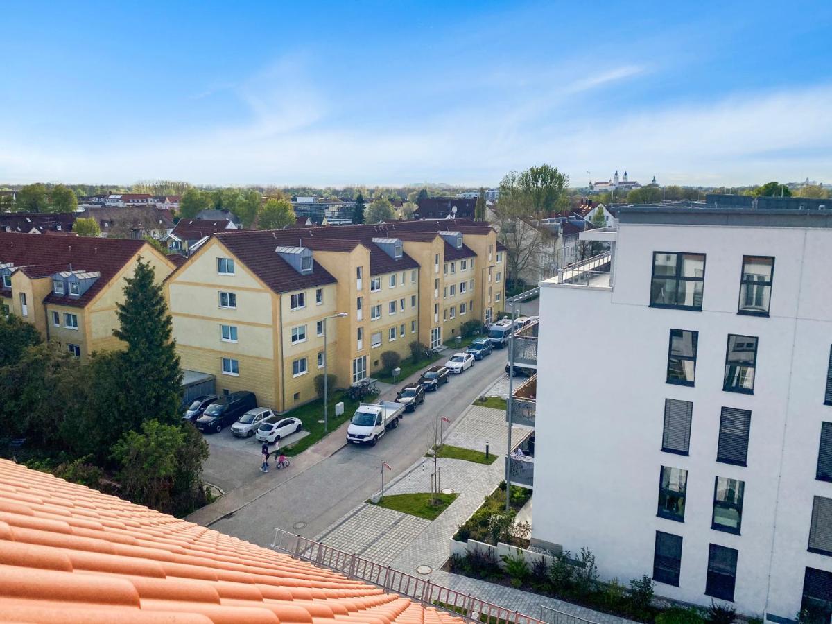 Modern & Stylisch - Penthouse-Feeling Nahe Flughafen Muenchen Apartment Freising Ngoại thất bức ảnh
